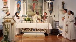 Novo padre esteve na paróquia das Antas