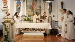 Novo padre esteve na paróquia das Antas