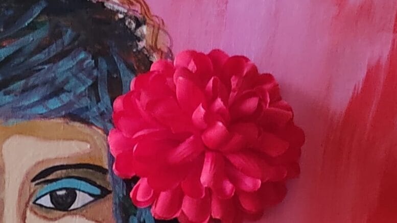 Obra de Cristina Coelho, uma das cinco artistas da exposição